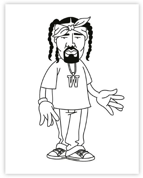 Produktbild: Hip Hop Coloring Book
