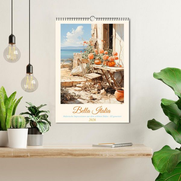 Produktbild: Bella Italia (Wandkalender 2026 DIN A3 hoch), CALVENDO Monatskalender