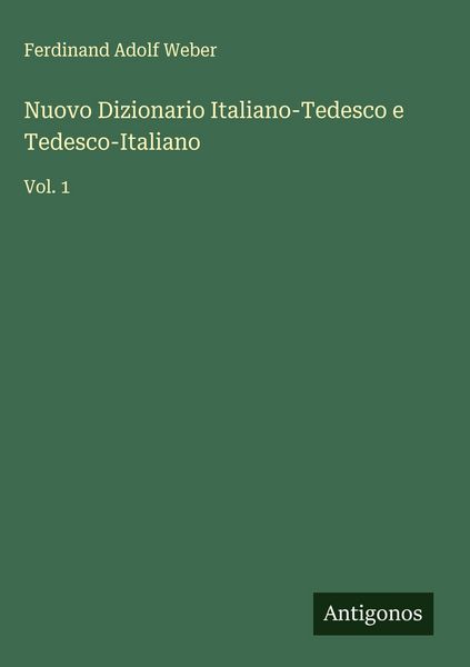 Produktbild: Nuovo Dizionario Italiano-Tedesco e Tedesco-Italiano