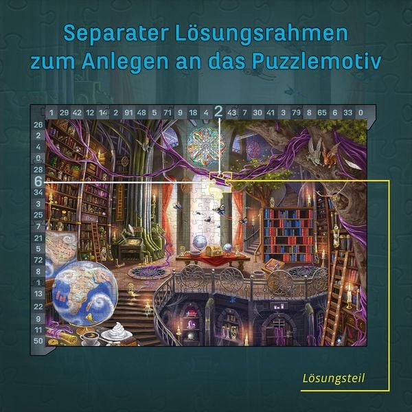 KOSMOS 684471 - EXIT Das Puzzle, Die Bibliothek der Träume, 500 Teile mit Story und 7 Rätseln