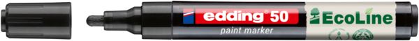 Produktbild: Edding 50 EcoLine 4-50-001 Lackmarker Schwarz 2 mm, 3mm