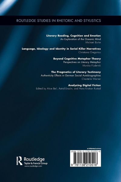 Produktbild: Analyzing Digital Fiction