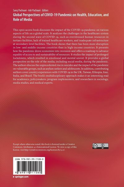 Produktbild: Global Perspectives of COVID-19 Pandemic on Health, Education, and Role of Media