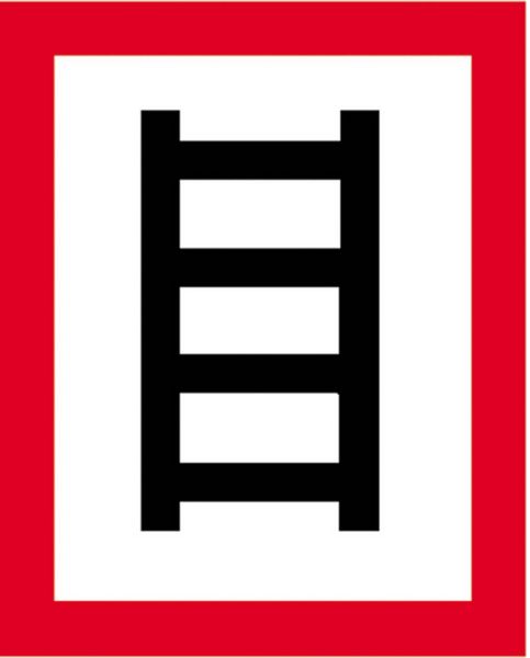 Produktbild: SafetyMarking 21.2692 Hinweisschild Geeignete Stelle zum Anleitern Folie selbstklebend (B x H) 200 mm x 250 mm 1 St.