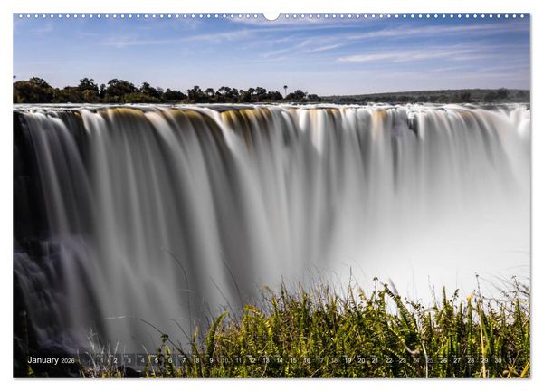 Produktbild: Zambia (High Quality Premium Wall Calendar 2026 DIN A2 landscape),CALVENDO 12 Month Wall Calendar