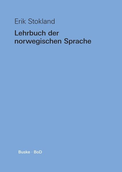Produktbild: Lehrbuch der norwegischen Sprache