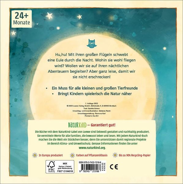 Produktbild: Mein erstes Naturbuch - Die Eule