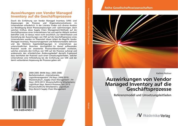 Produktbild: Auswirkungen von Vendor Managed Inventory auf die Gesch&auml;ftsprozesse