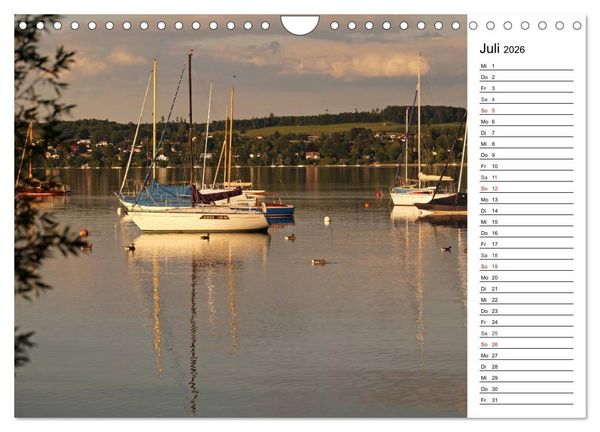 Produktbild: Seest&auml;rke - Der Ammersee (Wandkalender 2026 DIN A4 quer), CALVENDO Monatskalender