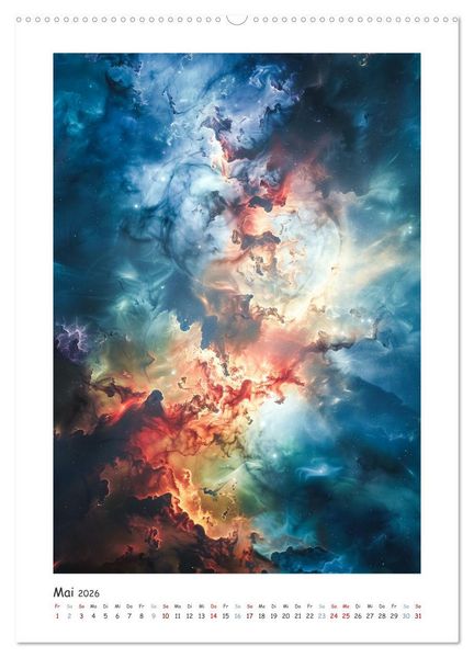 Produktbild: Jenseits der Sterne (Wandkalender 2026 DIN A2 hoch), CALVENDO Monatskalender