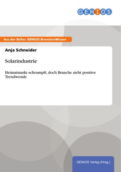 Produktbild: Solarindustrie