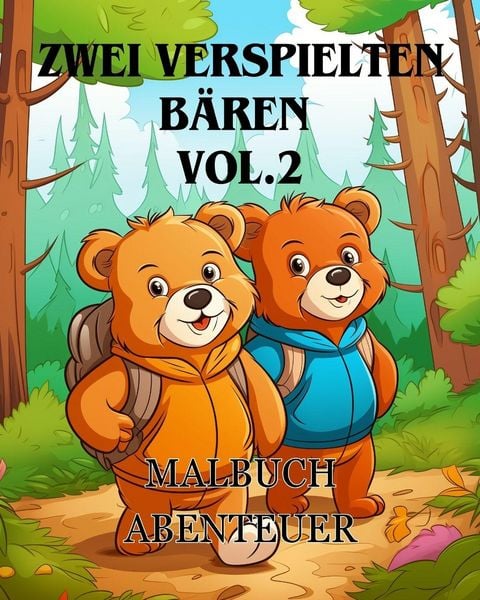 Produktbild: Malbuch-Abenteuer mit zwei verspielten B&auml;ren vol.2