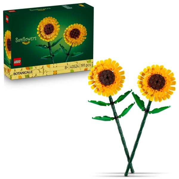 Produktbild: LEGO Botanicals Sonnenblumen - Set mit Kustblumen - Zimmer-Deko 40524