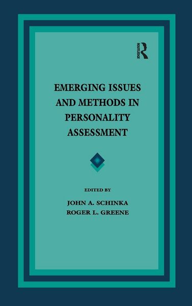 Produktbild: Emerging Issues and Methods in Personality Assessment