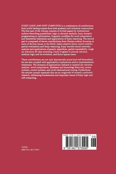 Produktbild: Fuzzy Logic and Soft Computing