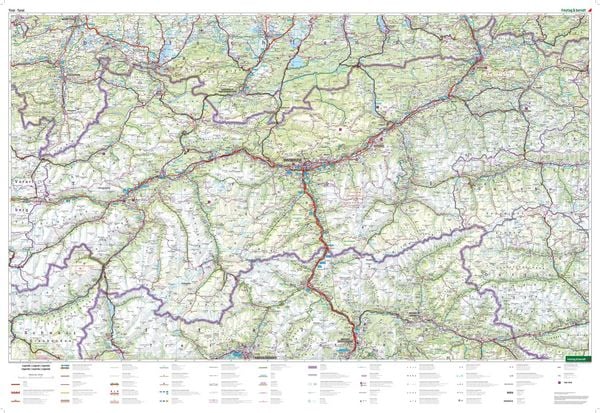 Produktbild: freytag & berndt Stra&szlig;enkarte Tirol 1:150.000
