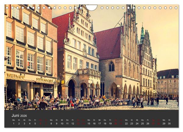 Produktbild: Abenteuer M&uuml;nster - Echt jovel! (Wandkalender 2026 DIN A4 quer), CALVENDO Monatskalender