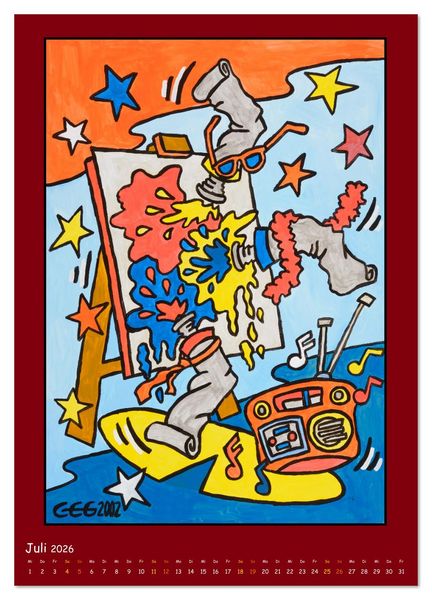 Produktbild: Life in Colors (Wandkalender 2026 DIN A2 hoch), CALVENDO Monatskalender