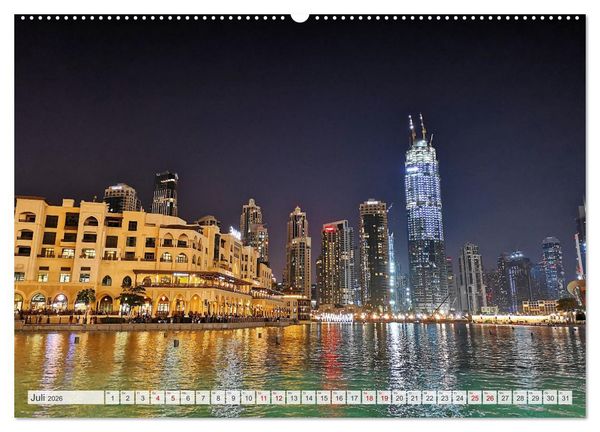 Produktbild: Orient - Manama, Abu Dhabi, Dubai, Maskat (Wandkalender 2026 DIN A2 quer), CALVENDO Monatskalender