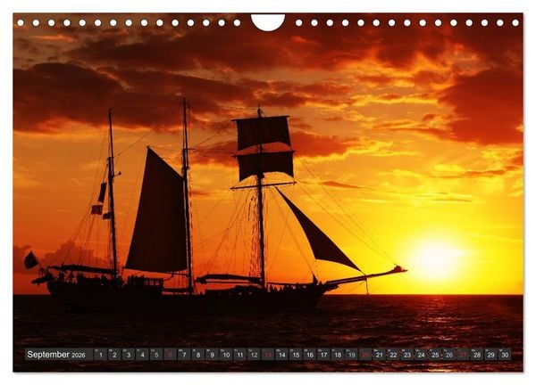 Produktbild: Segelimpressionen (Wandkalender 2026 DIN A4 quer), CALVENDO Monatskalender