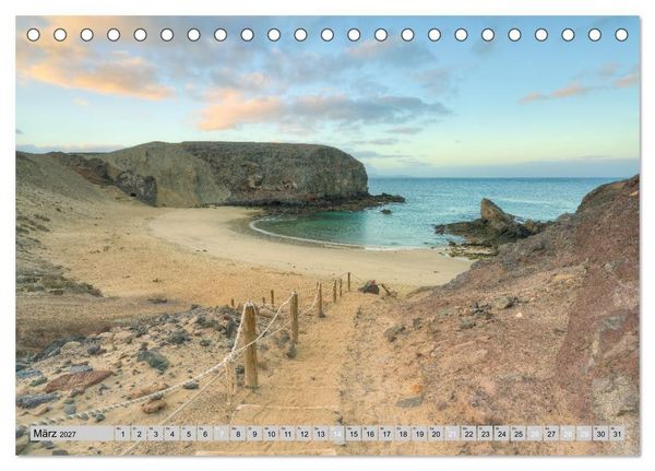 Produktbild: Wundersch&ouml;nes Lanzarote (Tischkalender 2027 DIN A5 quer), CALVENDO Monatskalender