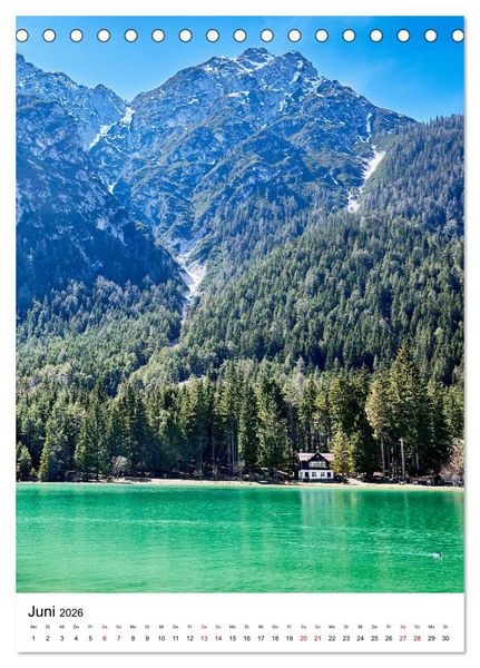 Produktbild: S&uuml;d-Tirol in stimmungsvollen Bildern (Tischkalender 2026 DIN A5 hoch), CALVENDO Monatskalender