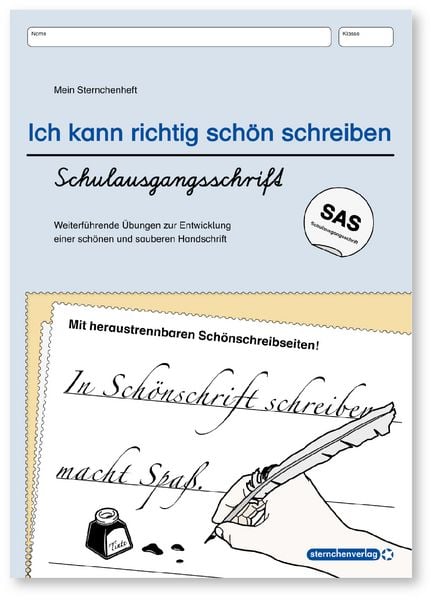 Produktbild: Ich kann richtig schön schreiben - Schulausgangsschrift SAS