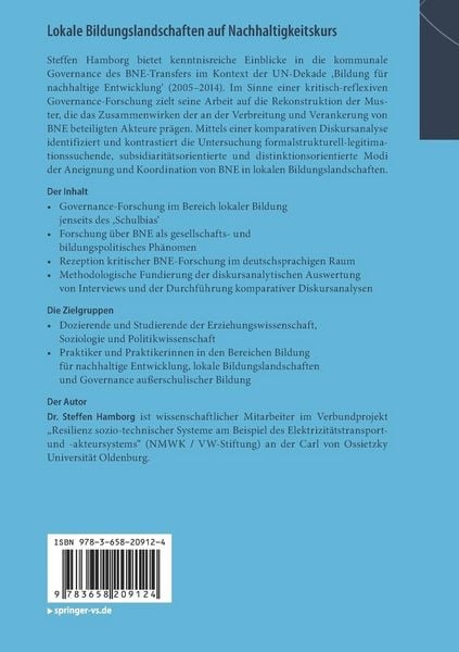 Produktbild: Lokale Bildungslandschaften auf Nachhaltigkeitskurs