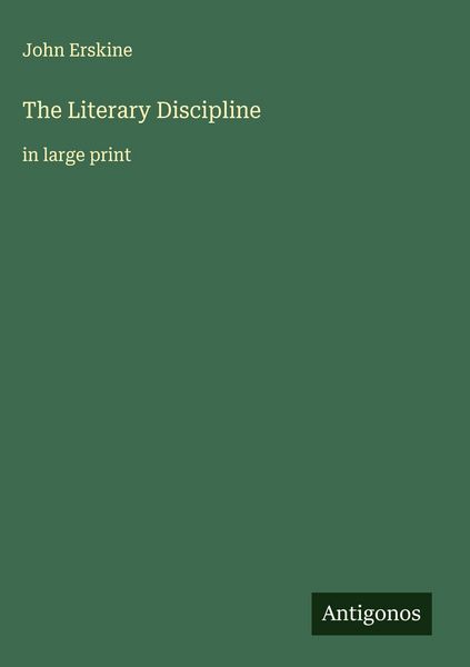 Produktbild: The Literary Discipline