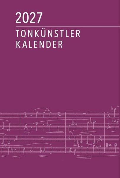 Produktbild: Tonk&uuml;nstler-Kalender 2027