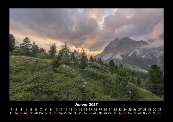 Produktbild: Bergige Welten 2027 Fotokalender DIN A3