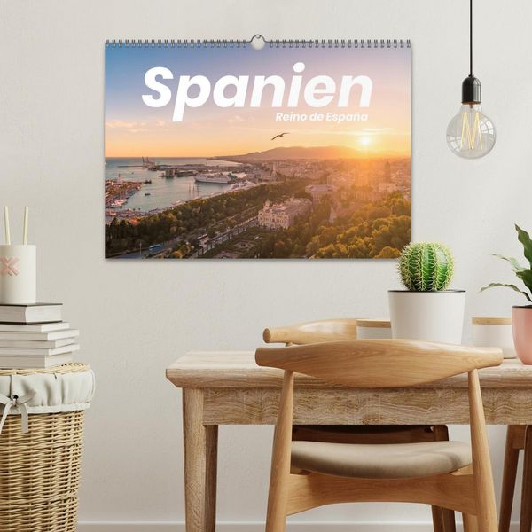 Produktbild: Spanien - einzigartige Motive (Wandkalender 2026 DIN A3 quer), CALVENDO Monatskalender