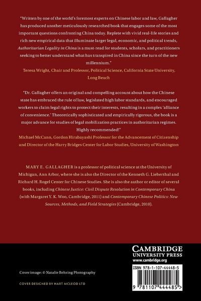 Produktbild: Authoritarian Legality in China