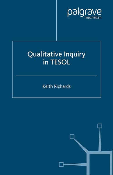 Produktbild: Qualitative Inquiry in TESOL