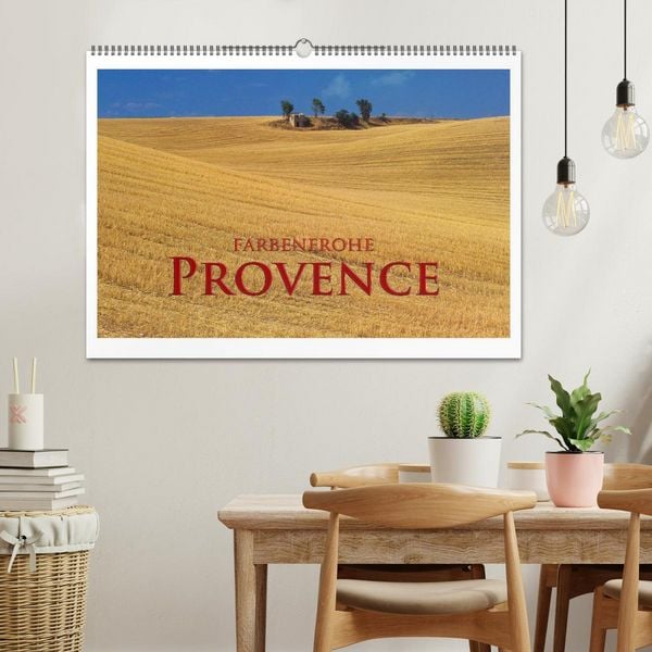 Produktbild: Farbenfrohe Provence (Wandkalender 2026 DIN A2 quer), CALVENDO Monatskalender