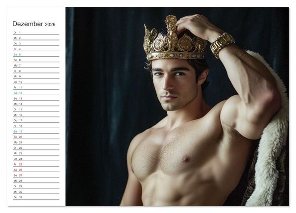 Produktbild: Prinz der Lust (Wandkalender 2026 DIN A4 quer), CALVENDO Monatskalender