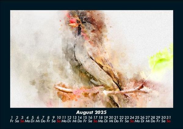 Produktbild: Kunstkalender 2025 Fotokalender DIN A5