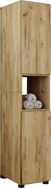 Produktbild: Holz Badm&ouml;bel Badschrank Hochschrank Flandu
