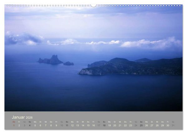 Produktbild: Ibiza - Spanien (hochwertiger Premium Wandkalender 2026 DIN A2 quer), Kunstdruck in Hochglanz