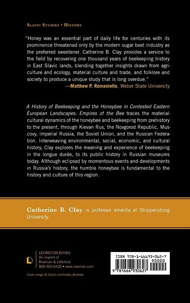 Produktbild: History of Beekeeping and the Honeybee in Contested Eastern European Landscapes