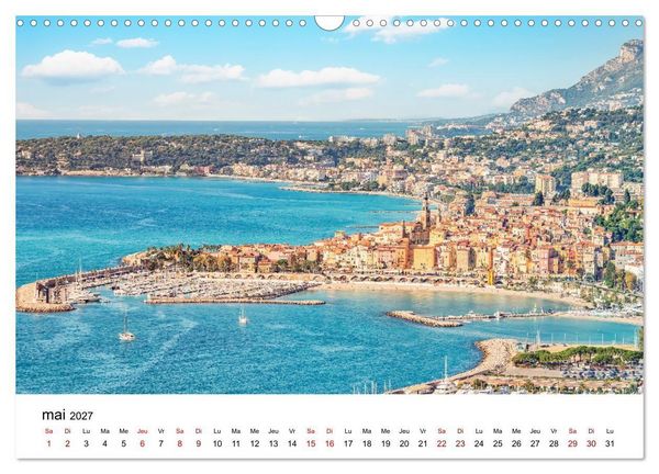 Produktbild: Enivrante C&ocirc;te d'Azur (Calendrier mural 2027 DIN A3 vertical), CALVENDO calendrier mensuel