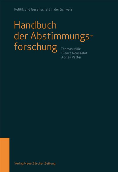 Produktbild: Handbuch der Abstimmungsforschung