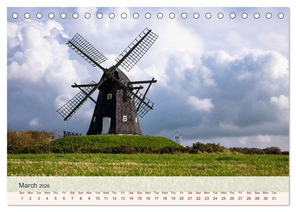 Produktbild: The Charm of Denmark's North Sea (Desk Calendar 2026 DIN A5 landscape), CALVENDO 12 Month DeskCalendar
