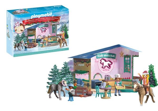 Produktbild: PLAYMOBIL 71952 Adventskalender: Weihnachtsbacken im Reitercaf&eacute;