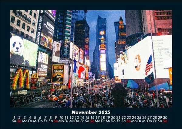 Produktbild: New York 2025 Fotokalender DIN A5