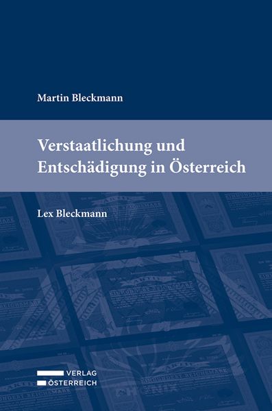 Produktbild: Verstaatlichung und Entsch&auml;digung in &Ouml;sterreich