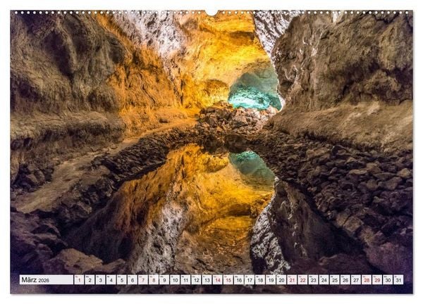 Produktbild: Kanarische Inseln - Lanzarote (hochwertiger Premium Wandkalender 2026 DIN A2 quer), Kunstdruck in Hochglanz