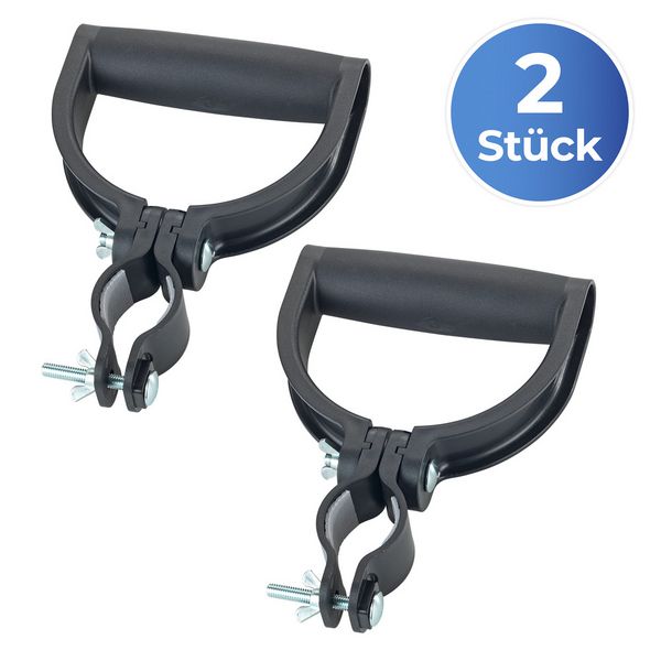Produktbild: Universal-Griff ergonomisch 180&deg;, 2er Set, in 8 Positionen arretierbar