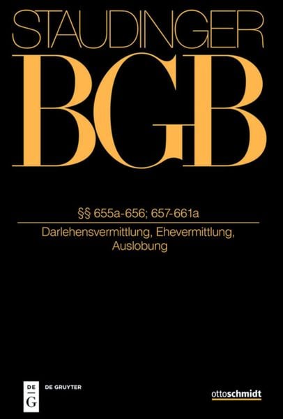 Produktbild: &sect;&sect; 655a-656; 657-661a