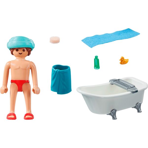 Produktbild: PLAYMOBIL 71167 Mann in der Badewanne